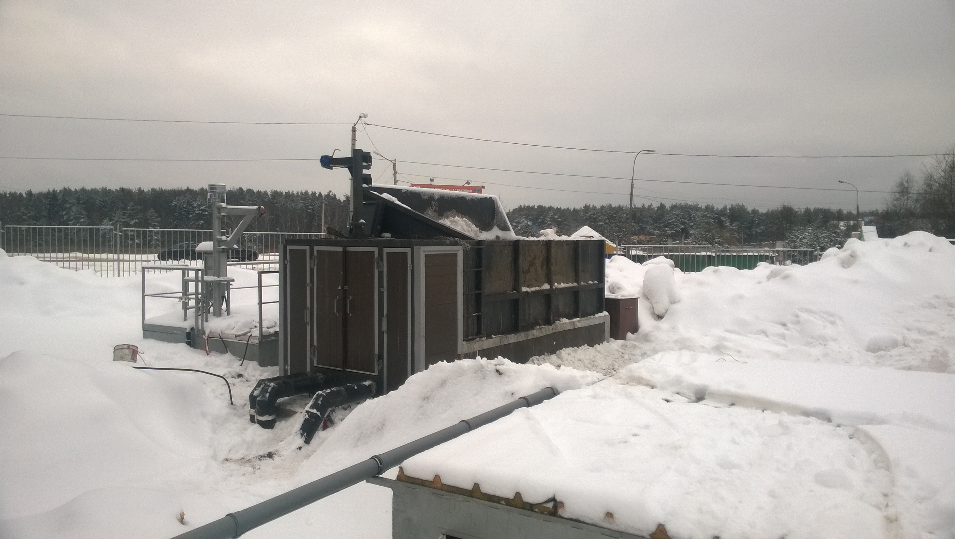 Смонтированная Установка плавления снега WATEQ M 50. 